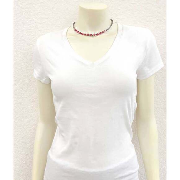 Navajo Hexa Gemstone Necklace 16 Inch Handmade Multi Color Bead Jewelry - Picture 3 of 3